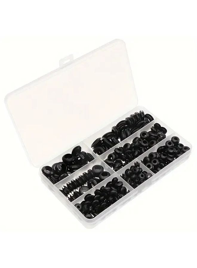 260pcs Rubber Grommet Set Assorted Blank Cable Seals Insulation Material Kit - Image 3