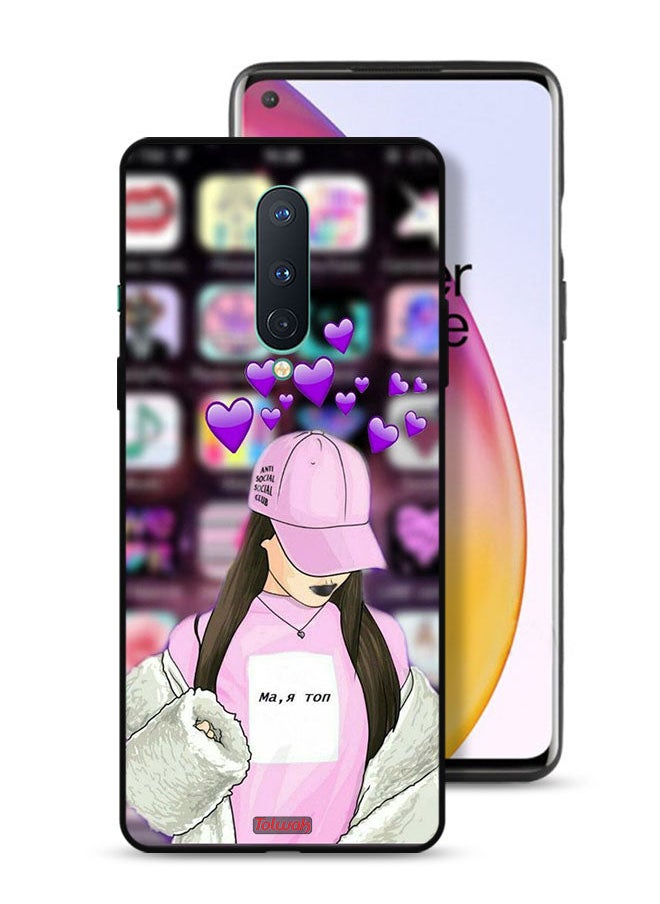 Tolwak - OnePlus 8 5G Protective Case Cover Anti Social Club - Image 1