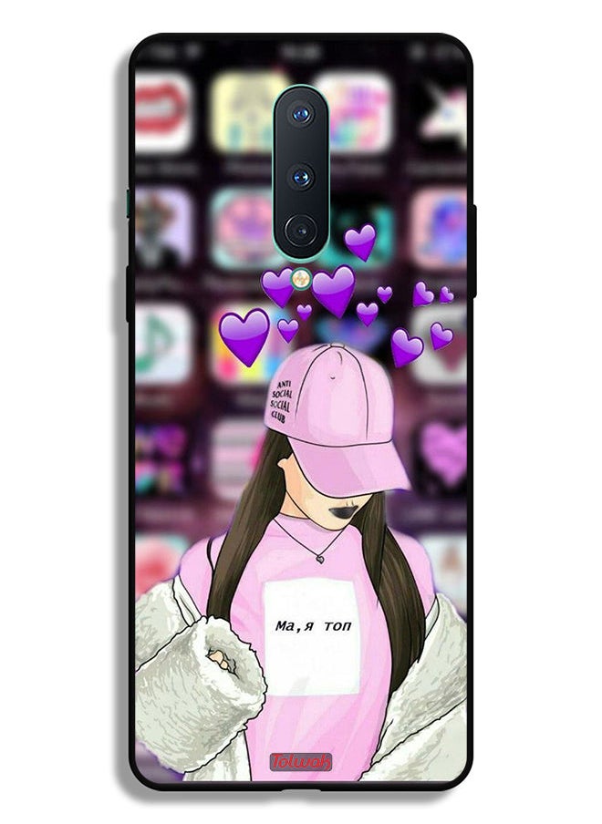 Tolwak - OnePlus 8 5G Protective Case Cover Anti Social Club - Image 1