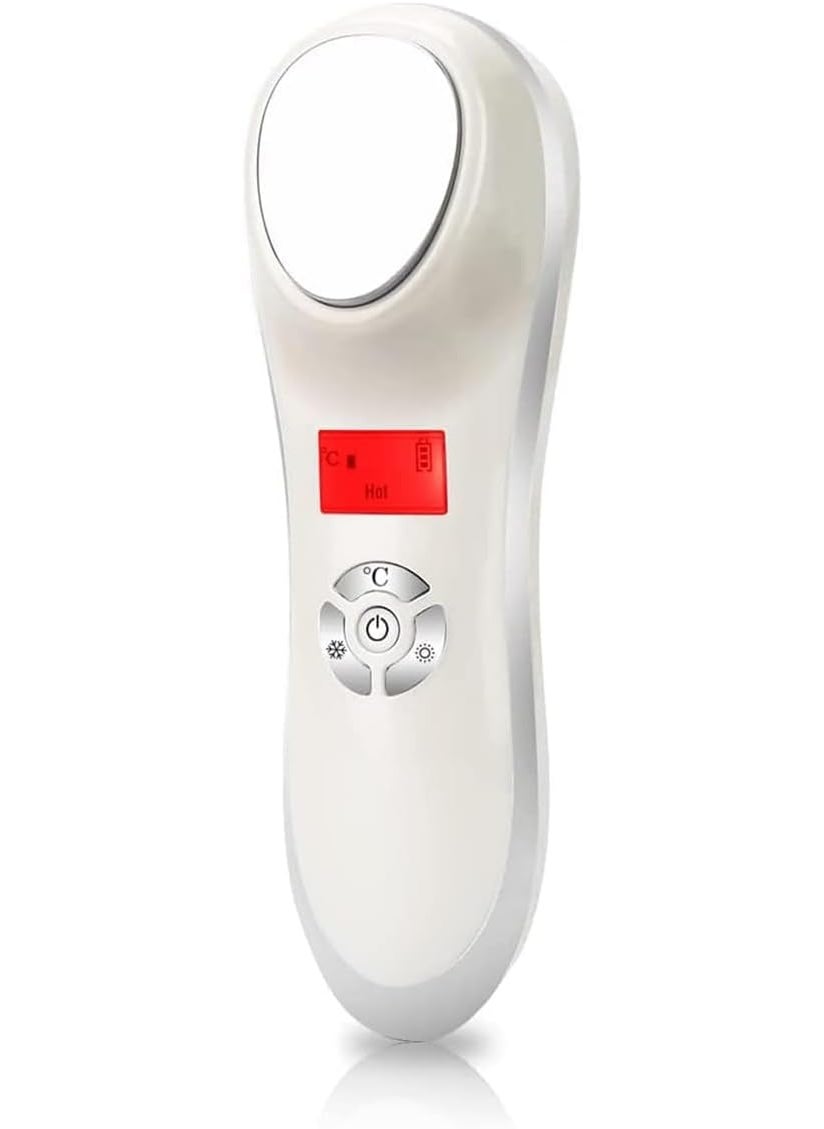 YUSONG - Hot and Cold Face Massager, YUSONG Handheld Facial Massager Face Facial Device Electric Skin Care Kit Tool - Image 1
