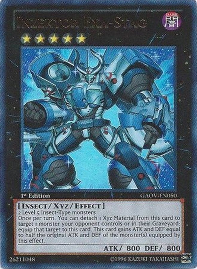Yu-Gi-Oh! - Inzektor Exa-Stag (GAOV-EN050) - Galactic Overlord - Unlimited Edition - Ultra Rare - Image 1