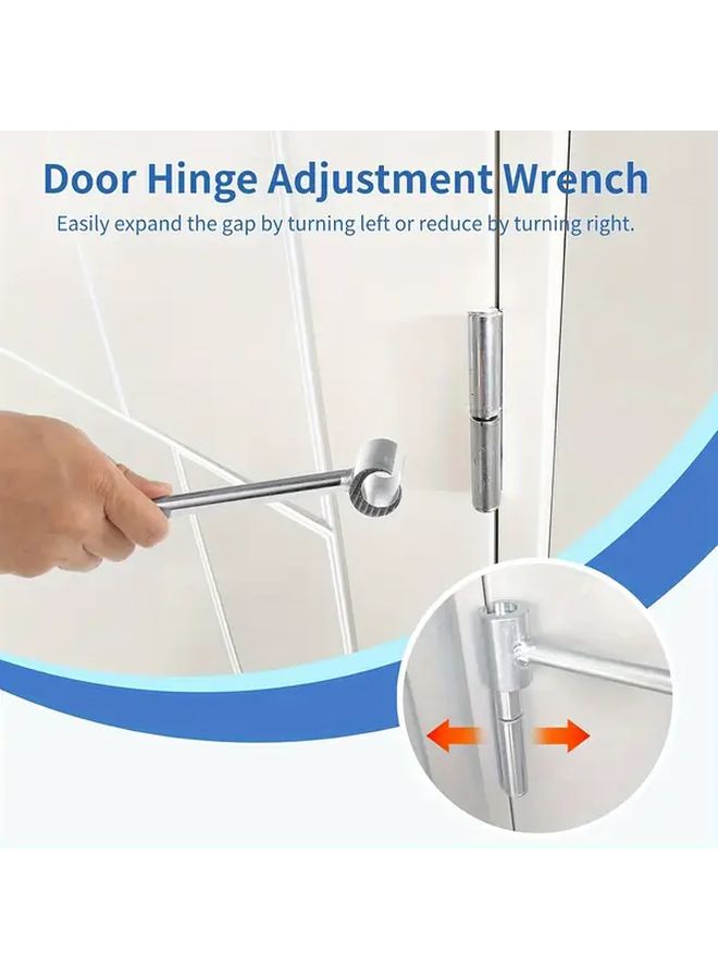 Heavy Duty Door Hinge Adjuster Wrench 1pc Adjustable 0.55 To 0.7 Inch Tool For Commercial Door Hinges Durable Metal Construction Ergonomic Grip Fits Most Hinge Types - Image 5