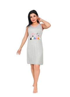 Women's short summer nightgown designed with a simple attractive touch - pzsku/Z139029A0B3E8AC8FCCB2Z/45/_/1740634812/c90c86b6-fc29-4617-ac4a-225690af99e5