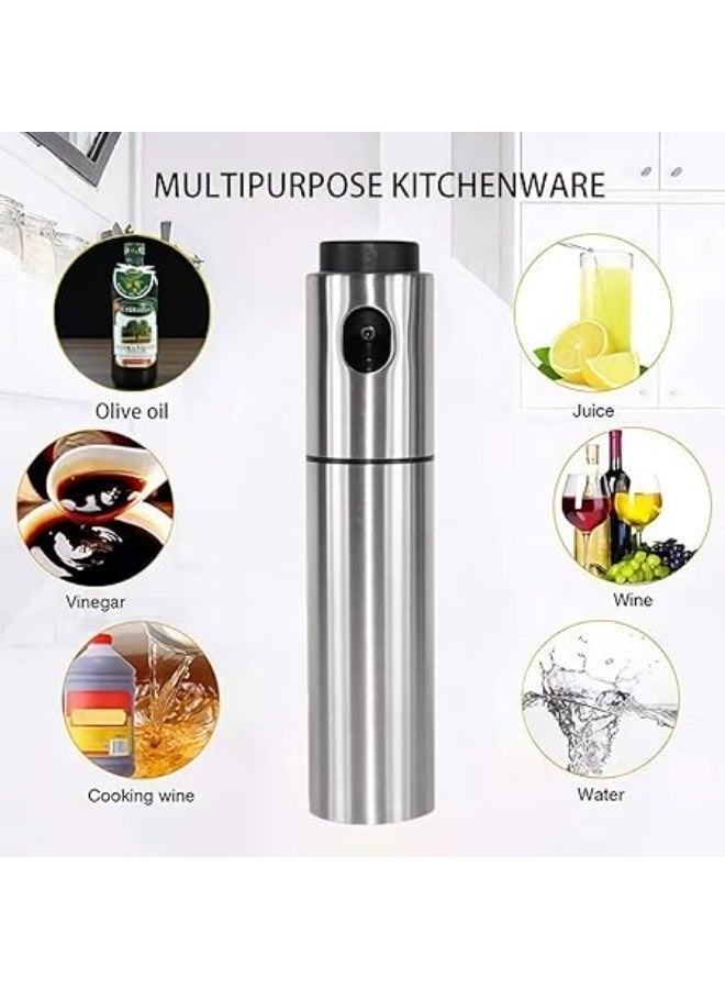 Stainless Steel Oil Sprayer – Cooking Oil Spray Bottle for Portion Control & Healthy Cooking - Image 3