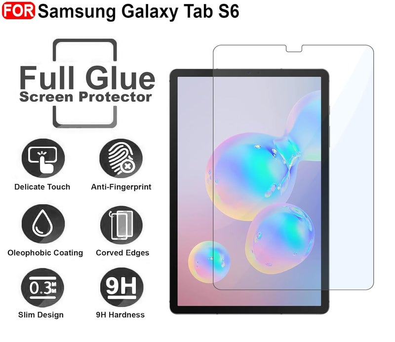 Cedo Samsung Tab S6 (10.5 inch) Tempered Glass | Screen Protector Clear Tempered Glass for Samsung Galaxy Tab S6 (10.5 inch) - SM-T860/T865 (2019) - Image 4