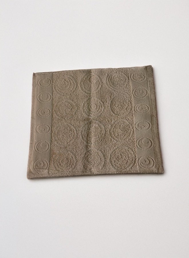 باشاهوم فوطه قطن 100% نسيج محفور وبره ثقيله 6قطع حجم :33*30  . - Image 2