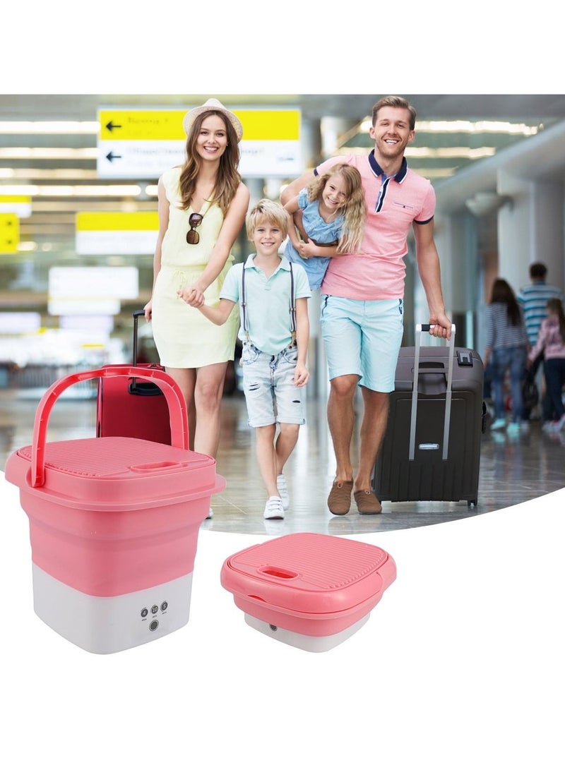 Portable Washing Machine, Ultrasonic Sterilization, Mini Small Folding Washing Machine for Underwear or Small Items for Washing Baby Clothes, Suitable for Apartment and Travel, Best Gift Choice - Image 4