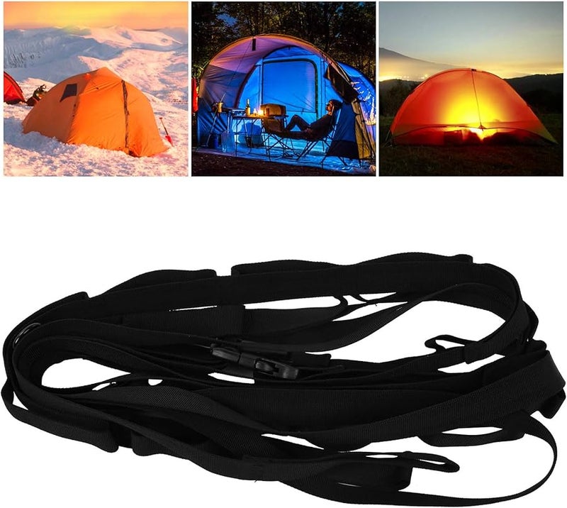 19 Loop Heavy Duty Polyester Camping Tent Hanging Lanyard Rope Adjustable 650cm for Cup Lamp Clothesline Outdoor Picnic Hiking - Image 5