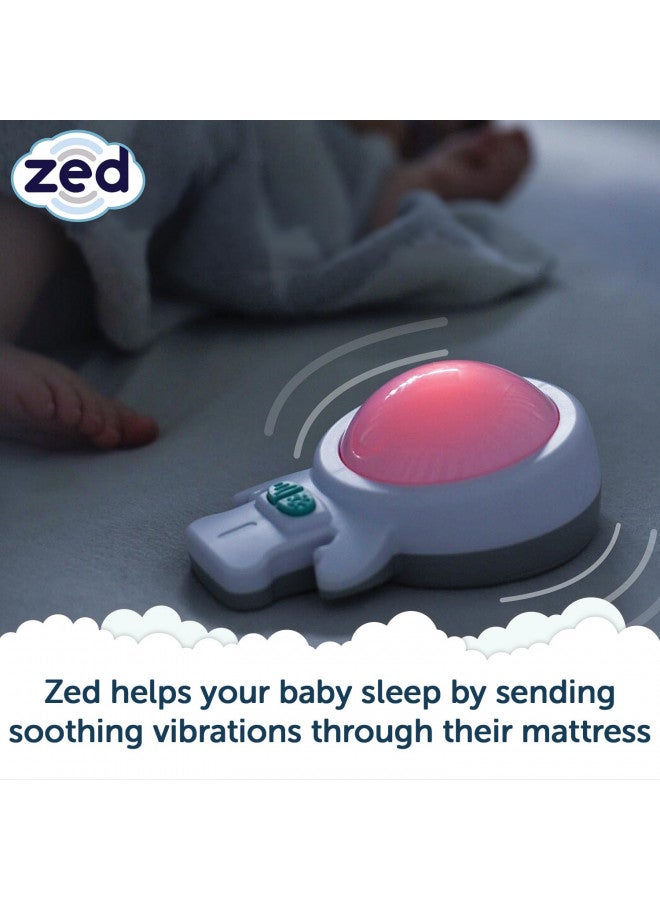 روكيت Zed by Rockit - Car Like Vibrations - Baby Sleep Aid - 6 Vibrating Modes and Soft Glow Night Light - Works on All Mattresses - Baby Soothing Machine - Helps Toddlers Sleep - Suitable from Birth - Image 1