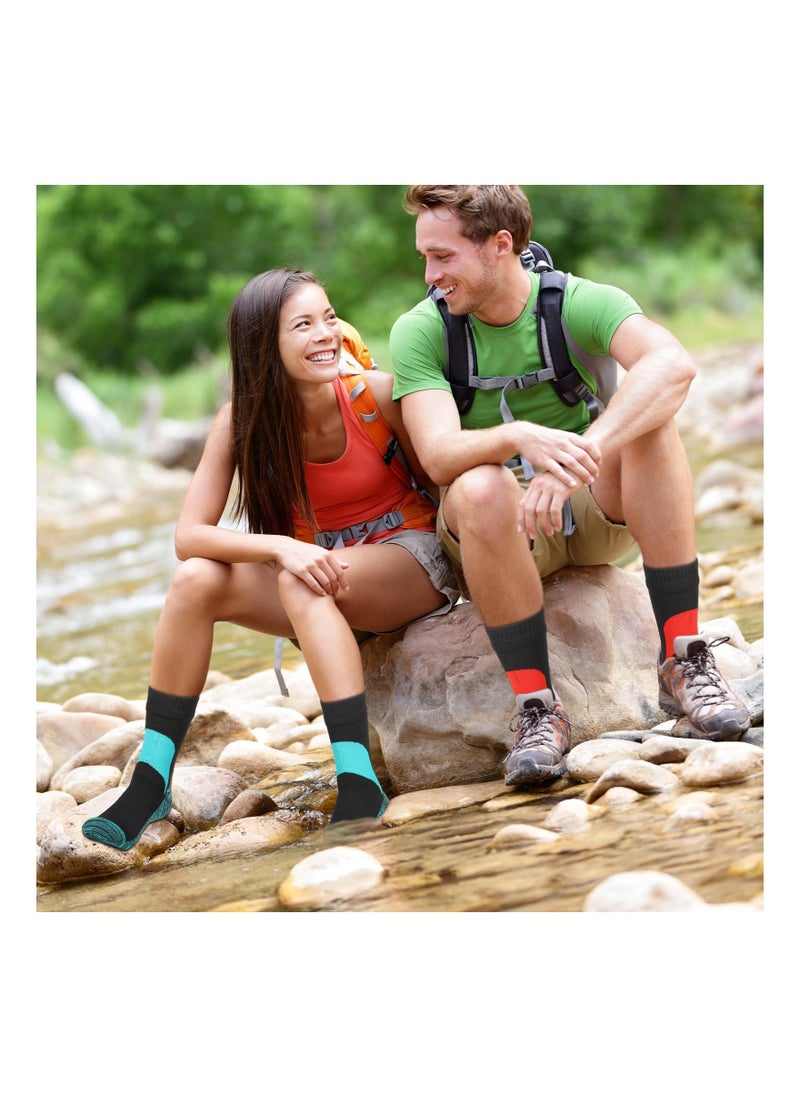 SYOSI - Waterproof Socks Unisex, Waterproof Breathable Socks, Outdoor Hiking Wading Fishing Socks for Men Women, Weatherproof, for Camping, Hiking, Running, Skiing and Other Outdoor Activities(2 Pairs)(M) - Image 1