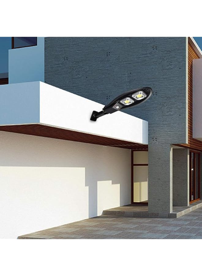 erorex Solar Street Lights Outdoor Lamp Security Motion Sensor Led Flood Light For Yard Garden Basketball Court Deck Fence Patio Front Door Remote Control Waterproof 1 Set - Image 2