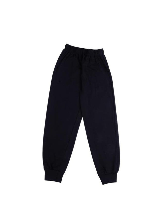 Sakuya Cotton Pants for Kids| 0-12 Months | Black | Pack of 2 | Superior-Grade Cotton Pajama Bottoms with Elastic Waistband, Lightweight & Breathable Fabric for Play, Sleep, Everyday Wear for Kids - Image 2
