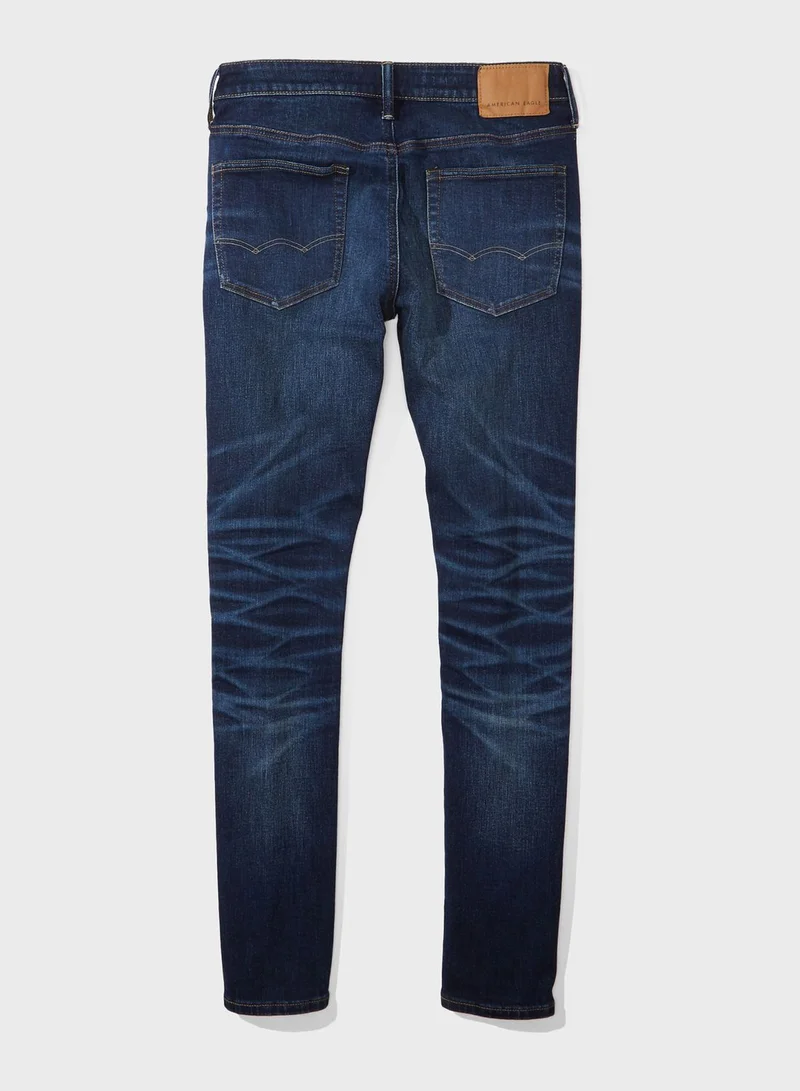 American Eagle Dark Wash Skinny Fit Jeans