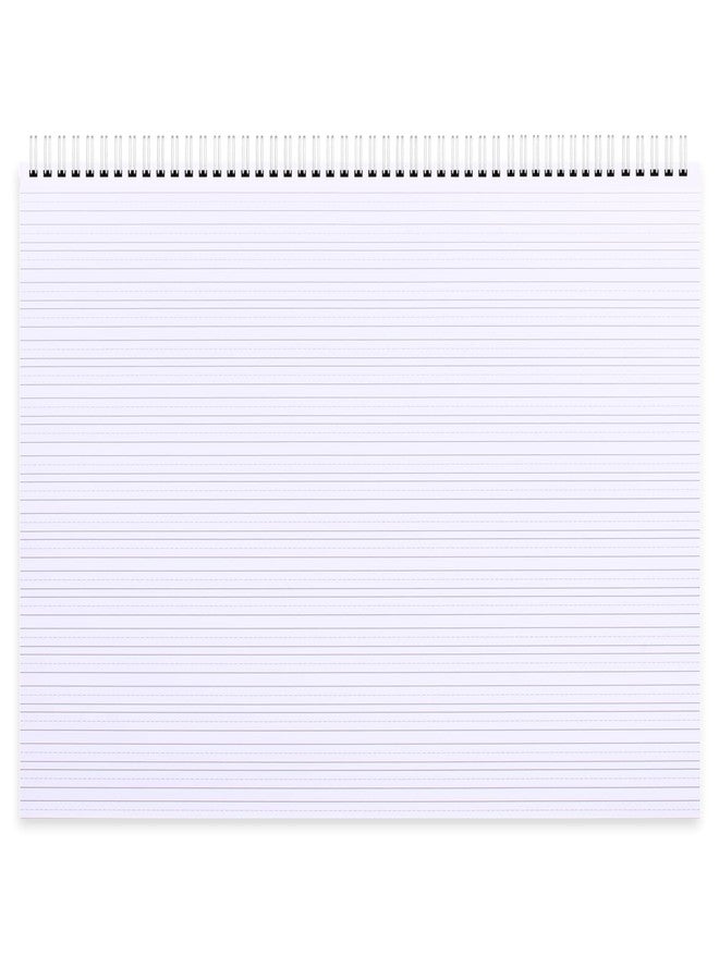 itsy-bitsy Squiggle Calligraphy Workbook with Wiro Binding, A4, 115gsm, 50 Sheets | Practice Classic and Modern Writing Styles with Printed Guide Pages | Ideal for Calligraphy Pens, Fineliners, and Pencils - Image 2