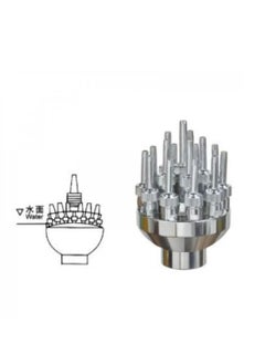 Radiant Stainless Steel Triple Flower Fountain Head  - Image 1