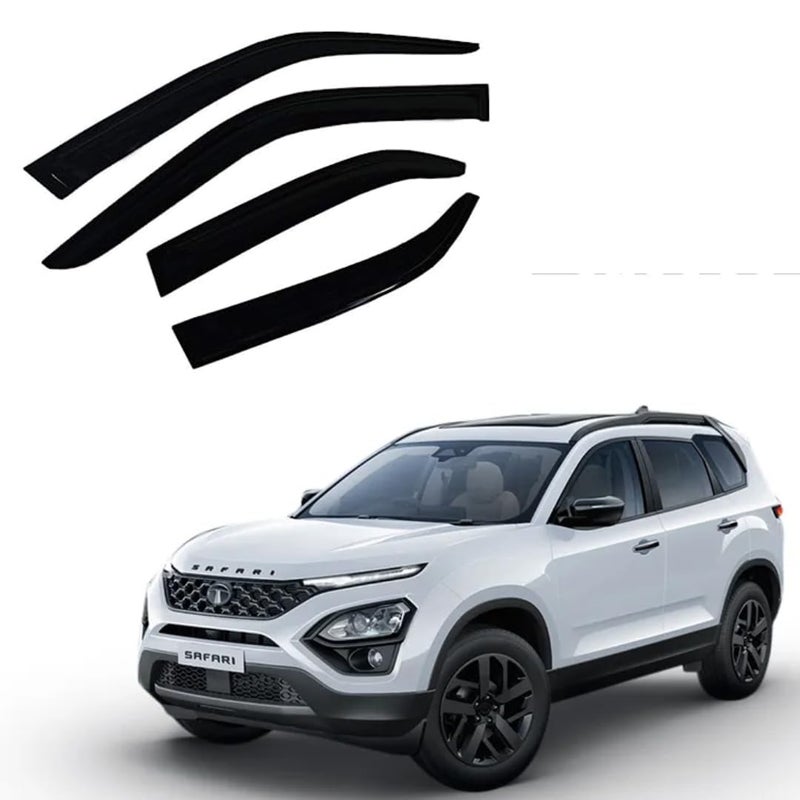 ROYALTECH حاجب نافذة السيارة غير القابل للكسر / واقي المطر / مانع الرياح متوافق مع (تاتا سافاري 2021) - Image 1