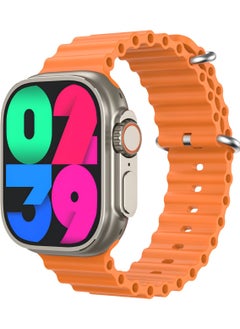 T10 ULTRA 2 Smart Watch BIG INFINITE DISPLAY Wireless Charging 49MM (Orange)