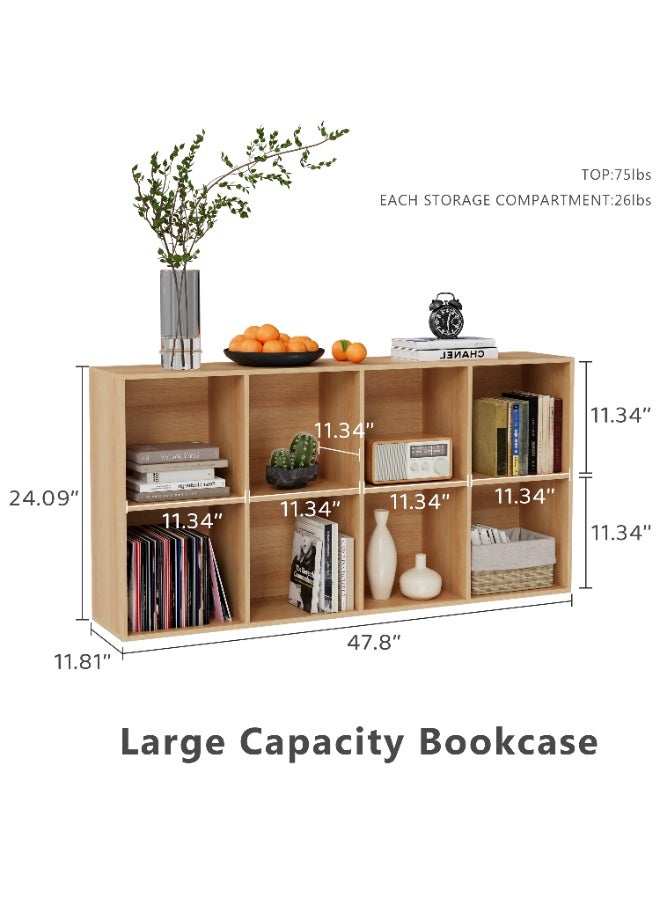 Chogori Wooden Cube Storage Organizer with Closed Back Panel, 11in Cube Shelf Opening, Bookshelf, Display Shelf,Closet Cabinet for Home and Office - Image 2
