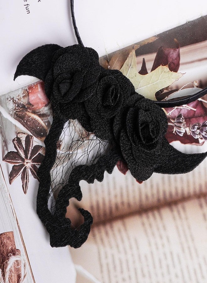 SUMERSHA Halloween Witch Hat Headband Witch Cosplay Hair Hoop for Masquerade Halloween Costume Accessory - Image 4