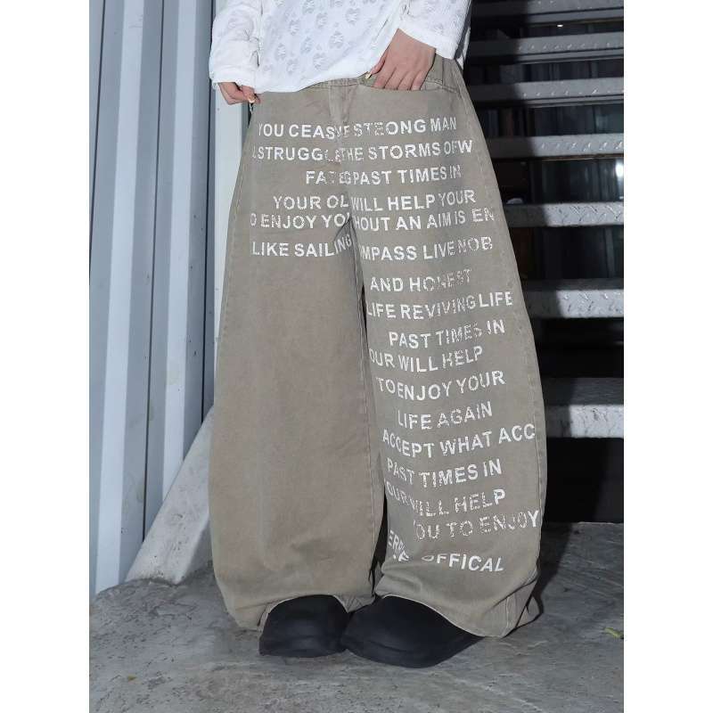 Unisex Classic Denim Jeans Loose Fit Daily Outdoor Wear - Image 5