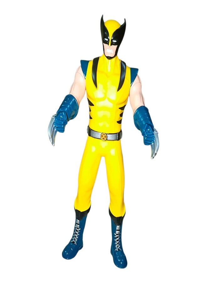 ONE POINT COLLECTIONS Superhero Claw Fighter Action Figure Toy - Yellow Comic Style Warrior PVC Collectible Model for Kids & Fans - Image 1