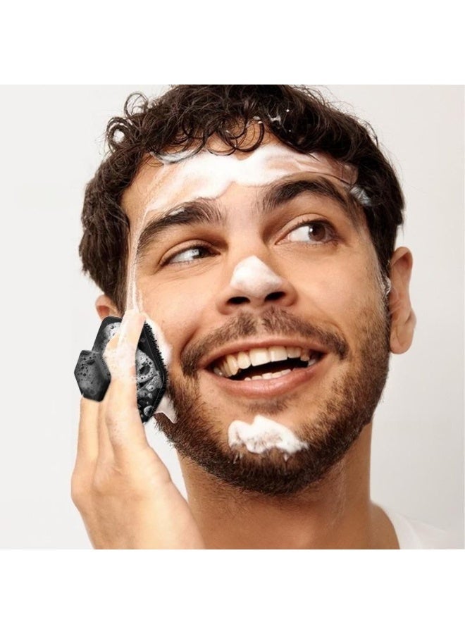 Face Scrubber, Silicone Face Scrubber for Men, Gentle Exfoliator Pad & Massager, Facial Cleansing/Wash Brush - Removes Dead & Dry Skin， Face Deep Clean Washing Cleaner - Image 1