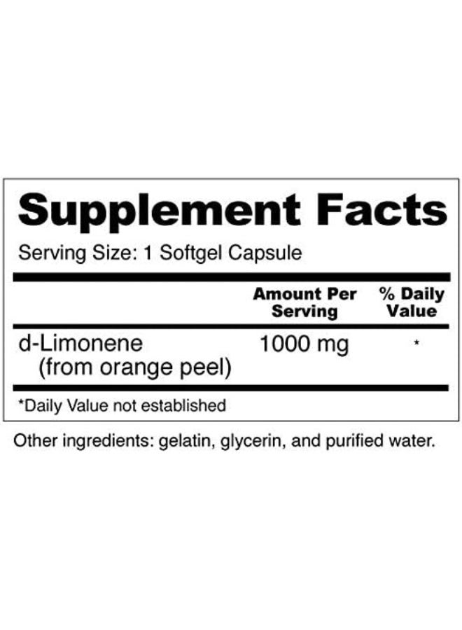 Wellness Resources Orange Peel Extract For Digestive Health D-Limonene Capsules (1000Mg, 120 Capsules) - Image 5