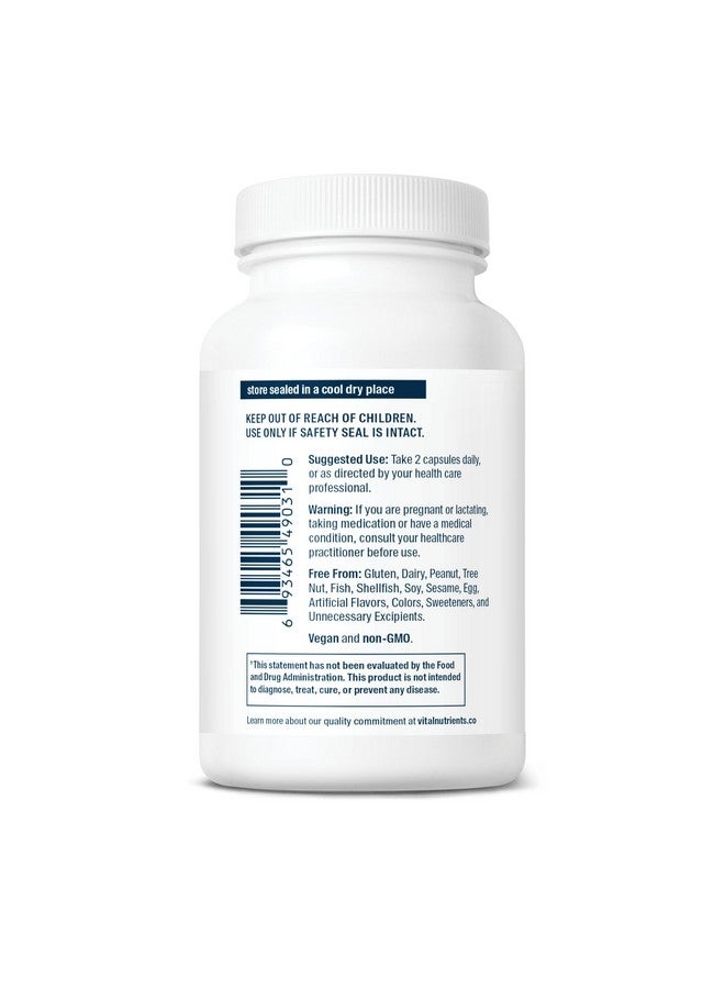 Vital Nutrients توازن الكورتيزول من فيتال نيوترينتس | مكمل نباتي لتخفيف التوتر | مدير الكورتيزول يدعم مستويات الطاقة والتوتر | أشواغاندا وماغنيسيوم للاسترخاء | خالي من الجلوتين والألبان وفول الصويا | 90 كبسولة - Image 5