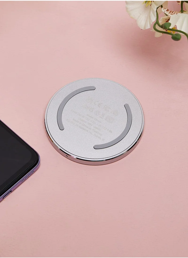 COCONUT LANE Pink Dotted Wireless Charger