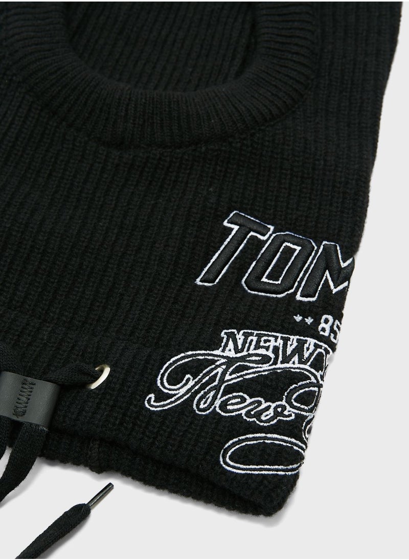 TOMMY HILFIGER Kids Printed Knit Balaclava  - Image 3