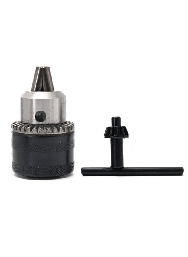 LAWAZIM Drill Chuck - 2 Piece - Keyed Drill Chuck with Chuck Key, 3-16mm Capacity, 1/2-20 UNF Thread Mount, Universal Power Drill Converter for Woodworking, Metalworking, and Construction Use - Image 2