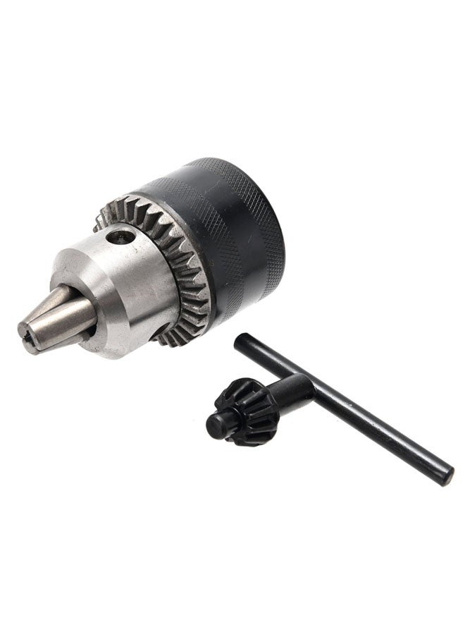 LAWAZIM Drill Chuck - 2 Piece - Keyed Drill Chuck with Chuck Key, 3-16mm Capacity, 1/2-20 UNF Thread Mount, Universal Power Drill Converter for Woodworking, Metalworking, and Construction Use - Image 1