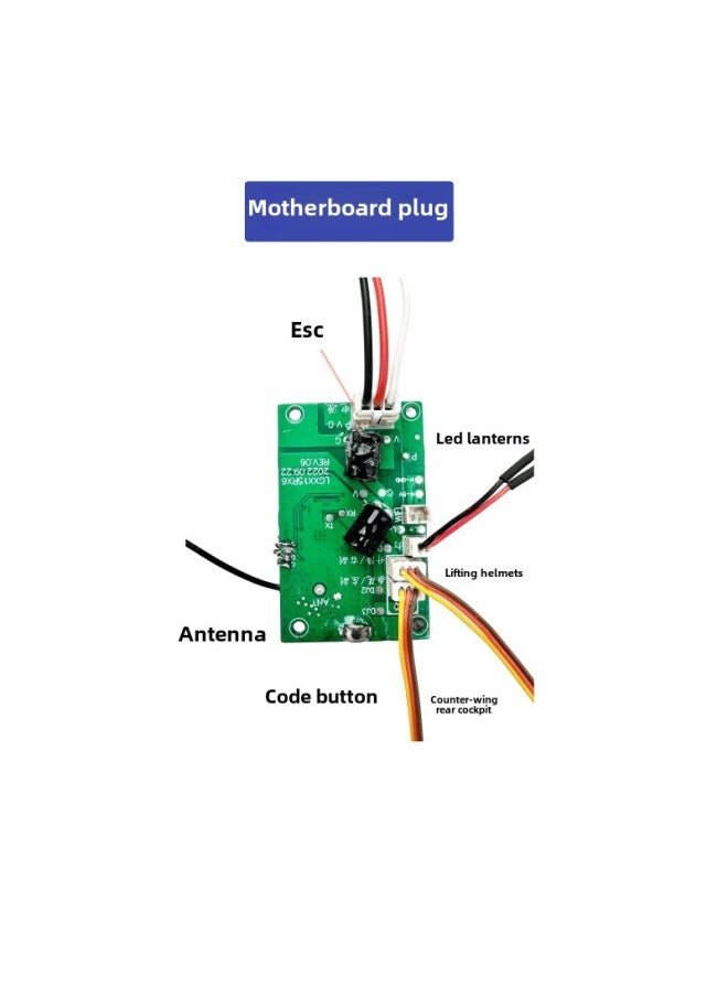 null - Aircraft Model Making Accessories Water Land Air Raptor H650 Empty Fuselage Motherboard Remote Control Propeller Manual DIY Production-Color:Bottom Slider - Image 1