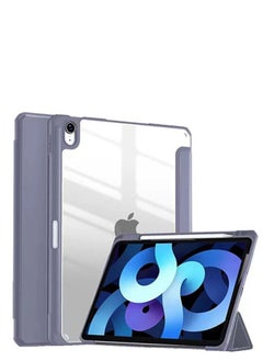 LCYLJGY Case for iPad (A16) 11th 11 inch 2025/iPad 10th 10.9 inch 2022 Clear Transparent Back Shell with Pencil Holder, Auto Sleep/Wake Case Cover for iPad 10th 10.9inch 2022/iPad 11th 11inch 2025  - Image 1