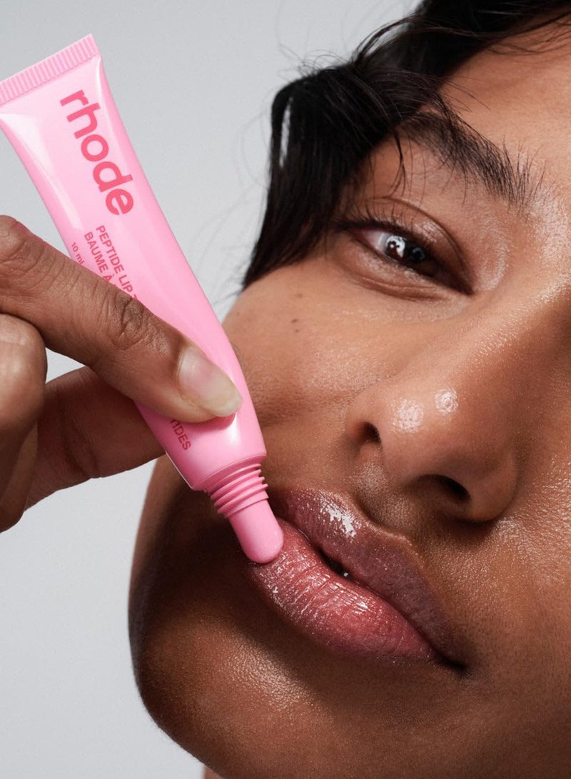 rhode تلوين شفاه ببتيد الجلد جلي بين بلون وردي لامع شفاف 10 مل - Image 3