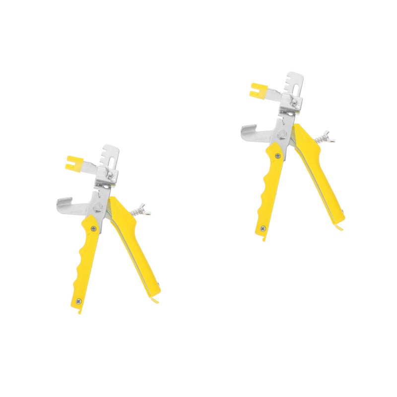 2pcs Tile Positioning Leveler Equalizer Tile Assist Household Room Tile Pusher (Yellow) - Image 3