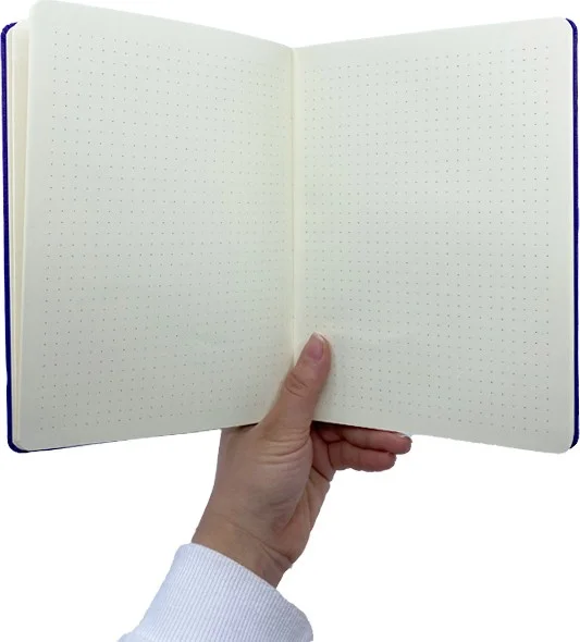 Temel Basic Victorias Hard Cover Dotted Notepad No:1