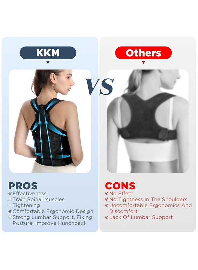 Back Brace Posture Corrector for Women and Men, Scoliosis and Hunchback Correction, Adjustable Back Straightener Provides Shape,siza M - Image 2