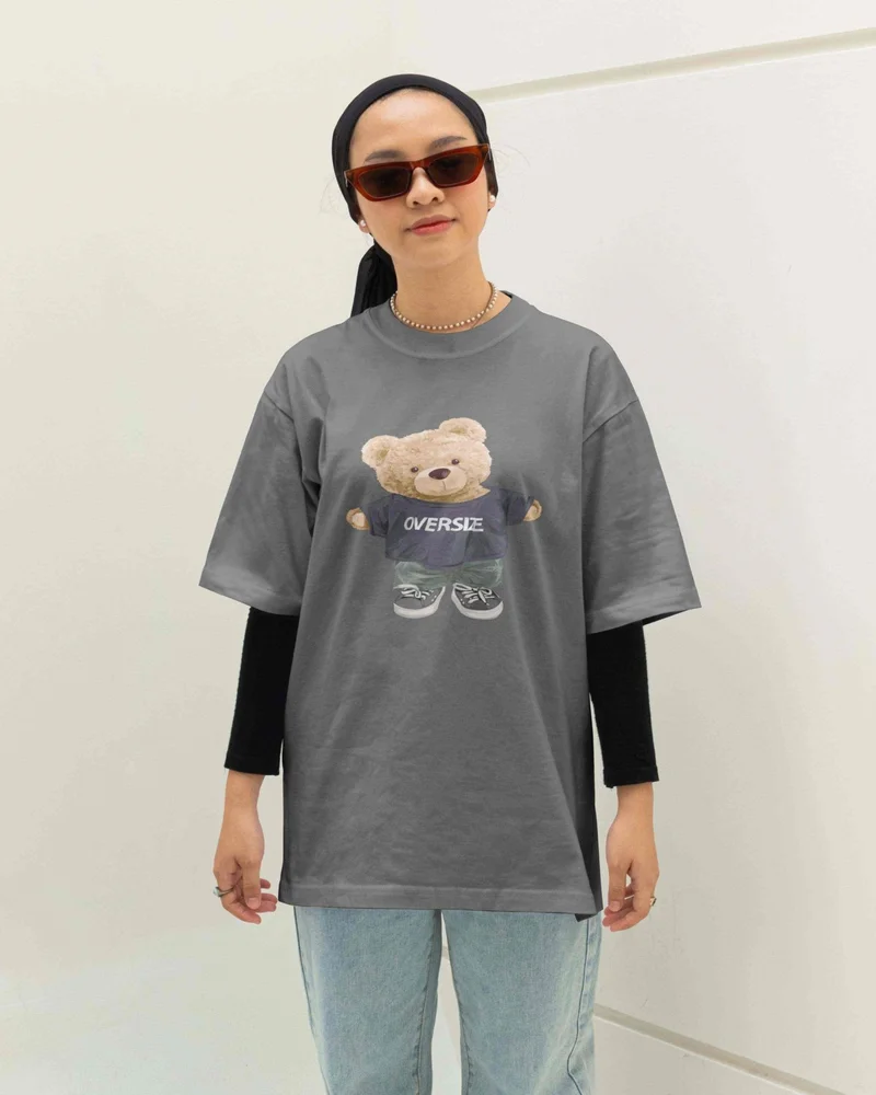 دوغ فش Jersey T-Shirt Green Printed Oversize Crew Neck Short Sleeve T-Shirt