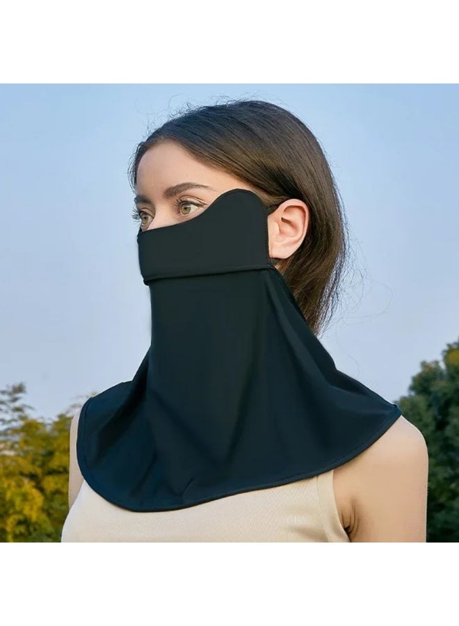 UV Protection Neck Face Mask for Women Anti-UV Balaclava Scarf for Outdoor Cycling Hiking - Image 3