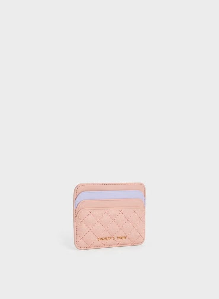 Charles & Keith Quilted Multi-Slot Card Holder - Image 4
