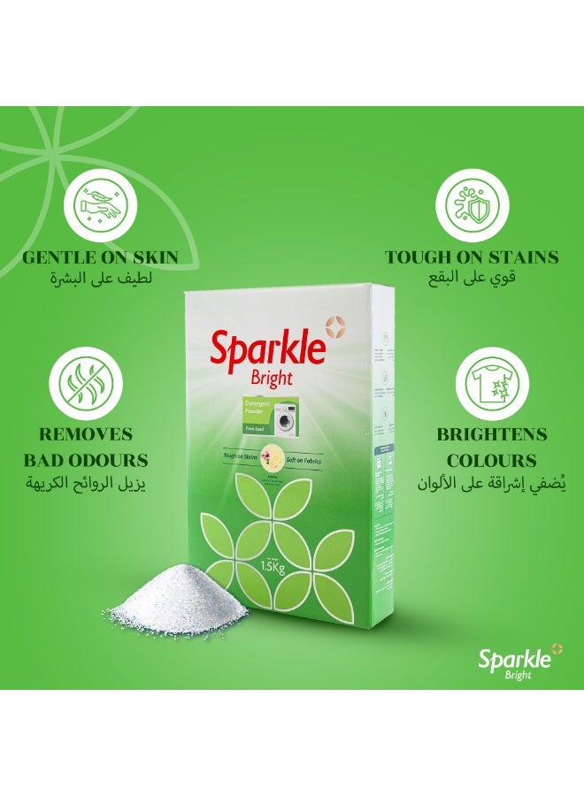 سباركل برايت  مسحوق غسيل سباركل برايت 1.5 كجم – للغسالات الأمامية، لجميع أنواع الأقمشة - Image 4