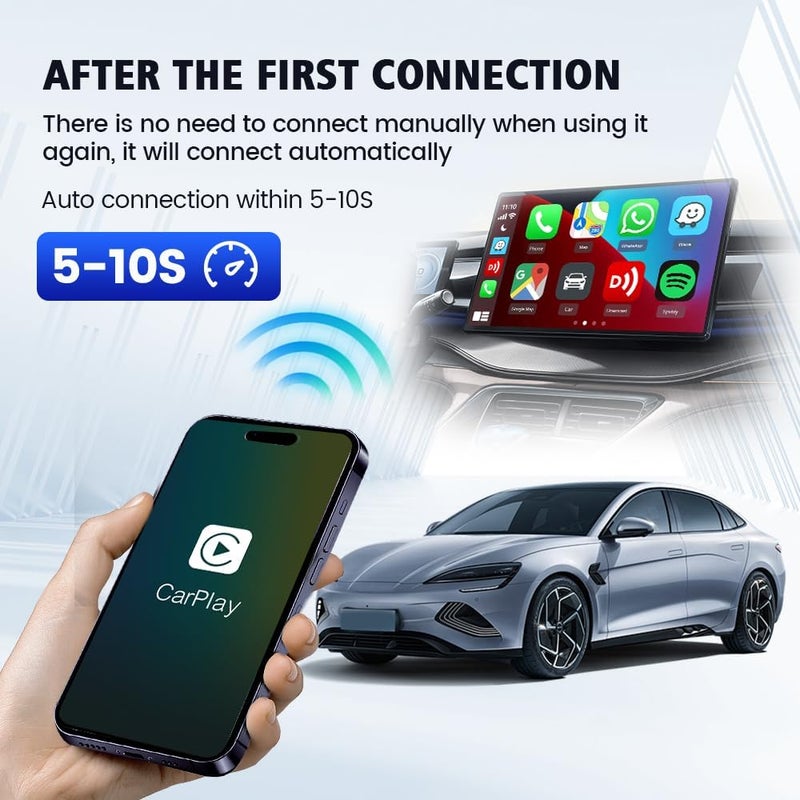 Carlinkit MINI SE Wireless CarPlay Adapter - USB-A & USB-C Dual Ports - Image 5