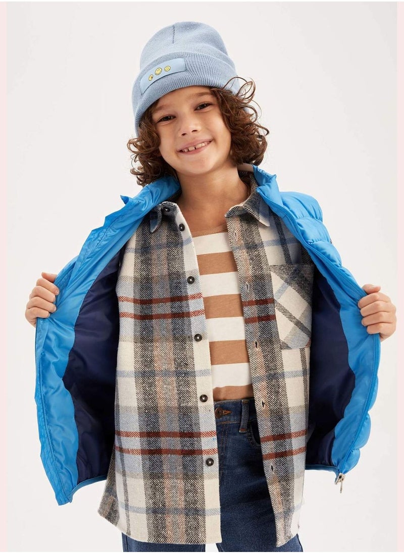 DeFacto Boy High Neck Sleeveless Outer Wear Vest  - Image 4