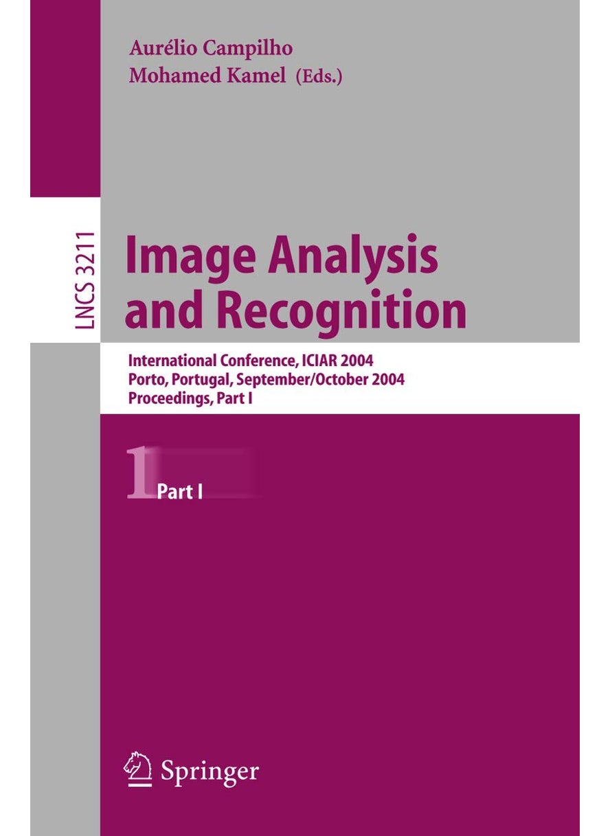 Image Analysis and Recognition: International Conference ICIAR 2004, Porto, Portugal, September 29 - October 1, 2004, Proceedings, Part I 