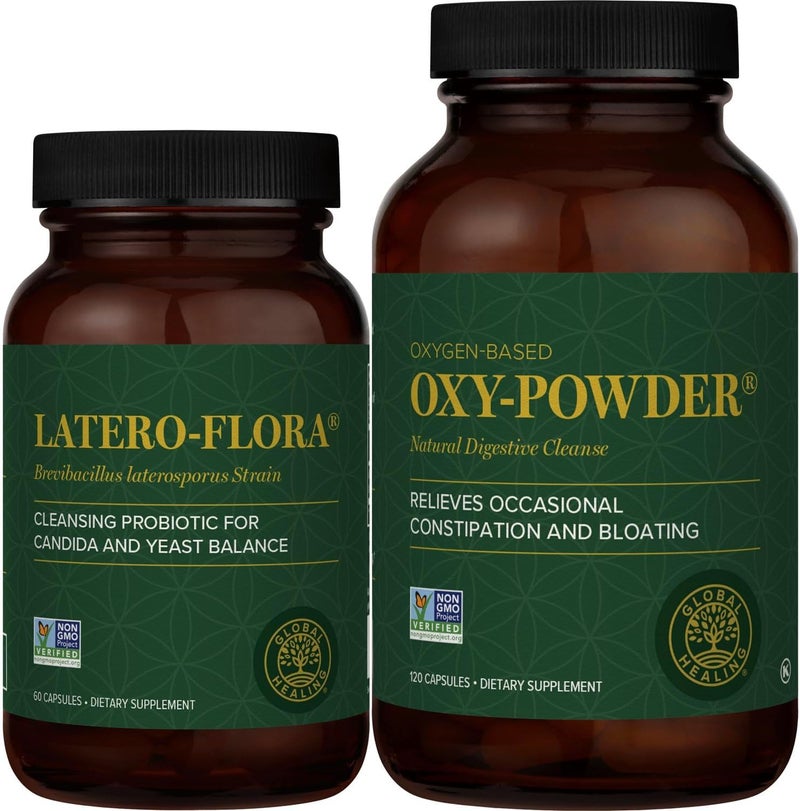 Global Healing Center Colon Cleanse Program 6Day Quick Cleanse with StepbyStep Instructions  Oxygen Based and Natural Colon Cleanse Paired with Probiotic Supplement for Healthy Digestion Support - Image 1
