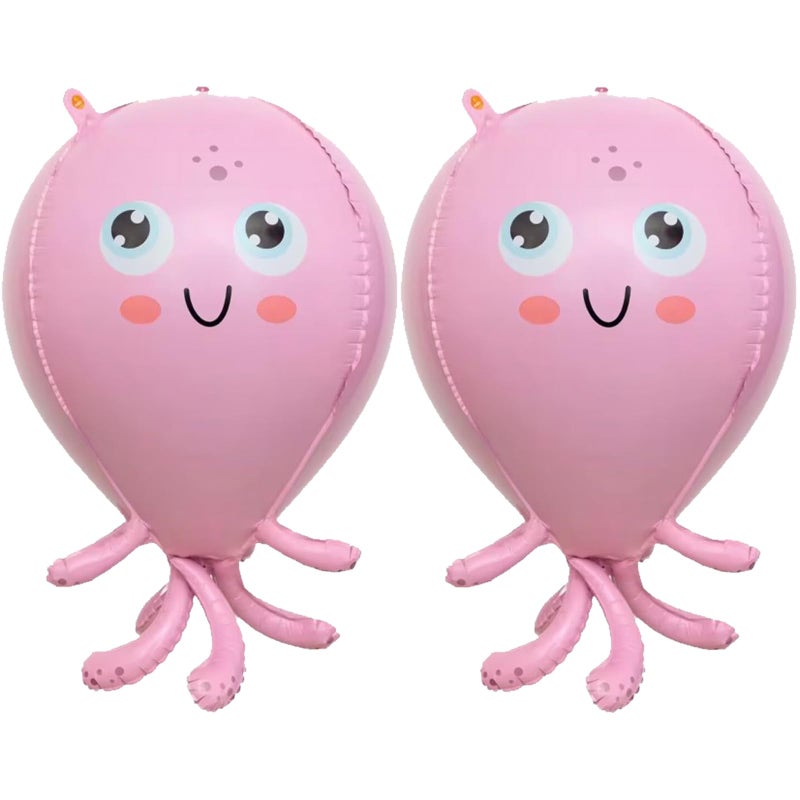 SAMOKA Octopus Balloons2 PCS 28 Inch Under The Sea BalloonsOctopus Birthday DecorationsOctopus Party DecorationsUnder The Sea Party Decorations - Image 3