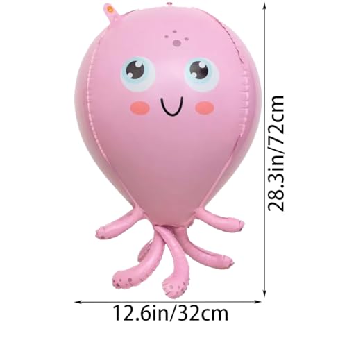 SAMOKA Octopus Balloons2 PCS 28 Inch Under The Sea BalloonsOctopus Birthday DecorationsOctopus Party DecorationsUnder The Sea Party Decorations - Image 5