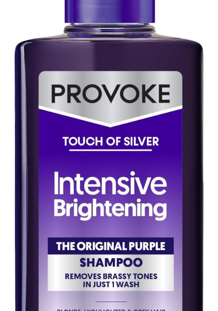 PROVOKE Touch of Silver Intensive Brightening Shampoo - 150ml for Blonde, Highlighted & Grey Hair - Image 1