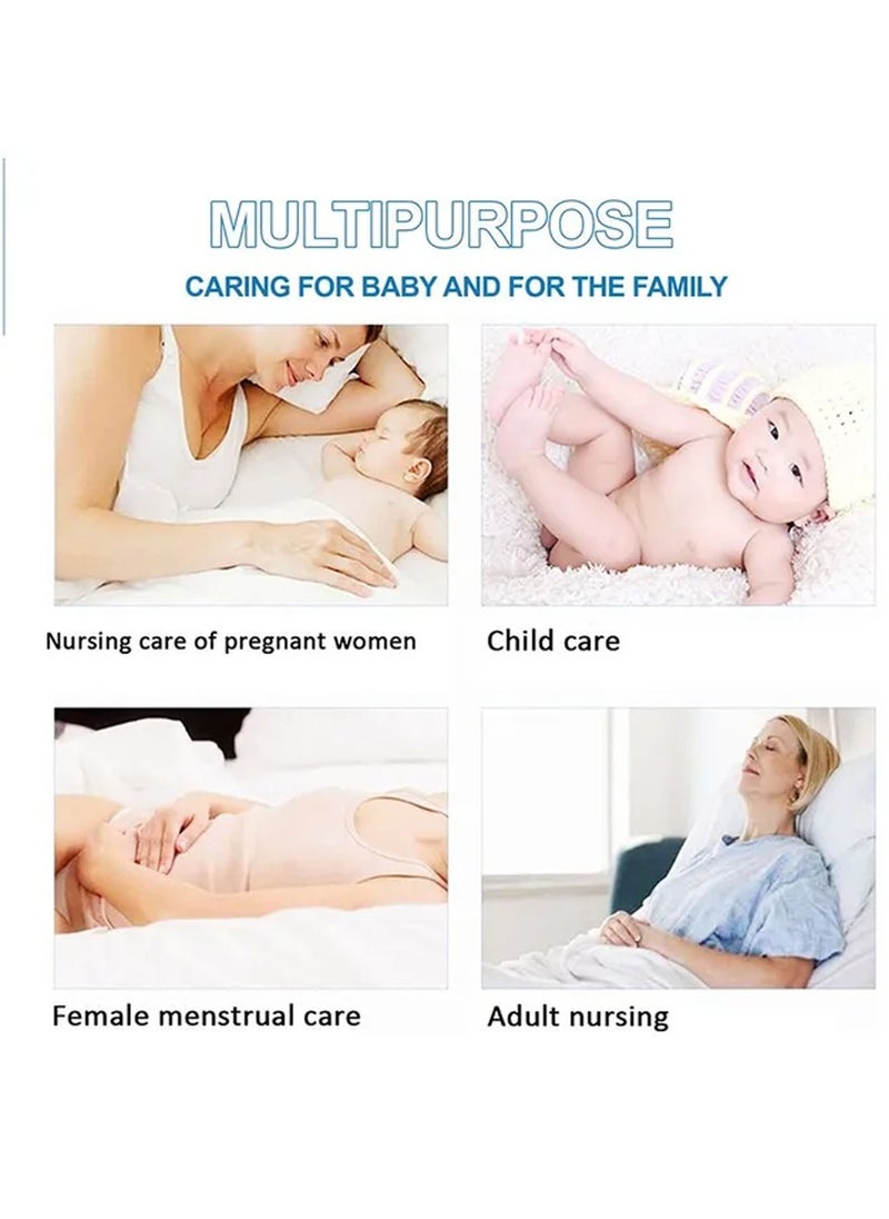 A TO Z A to Z - Disposable Changing Mat size (45cm x 60cm) Large- Premium Quality for Baby Soft Ultra Absorbent Waterproof - Pack of 75 - White  - Image 4
